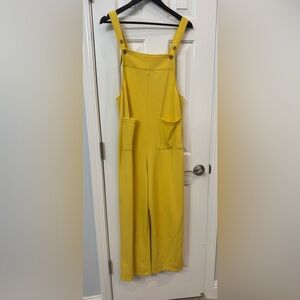 Yellow Sleeveless Jumpsuit